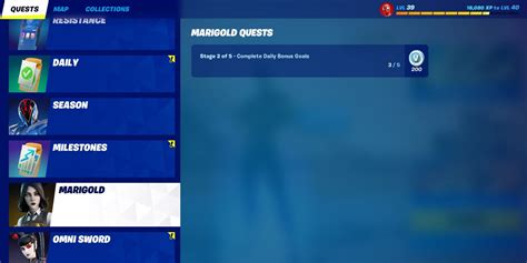fortnite marigold quests.